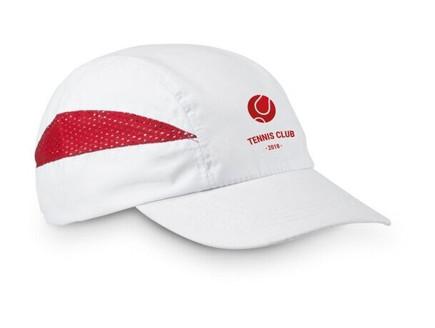 Gorra Browne para hacer deporte combinada rojo