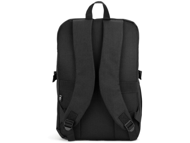 Mochila udine 25l portátil 16 pulgadas poliéster reciclado Negro detalle 4