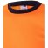 Camiseta técnica bicolor Brahma alta visibilidad EN20471 Azul marino/Naranja detalle 4