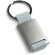Llavero colores de metal y webbing personalizado gris