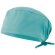 Gorro sanitario Enlil de sarga transpirable con ajuste elástico Turquesa