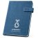 Agendas personalizadas Andresen A5 rPET reciclado con cierre elástico azul