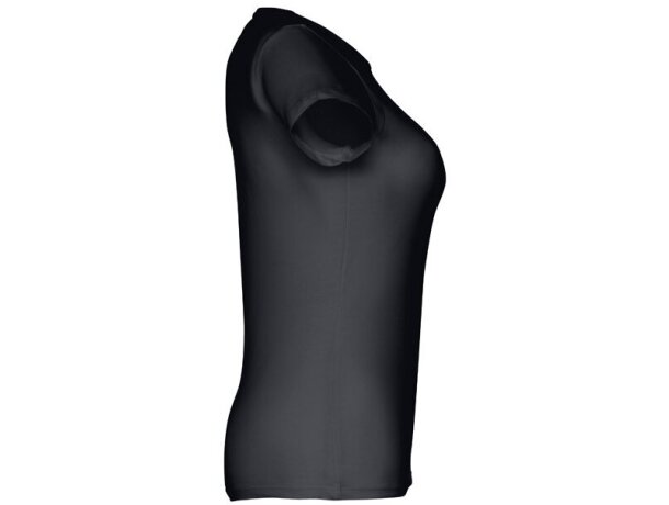 Camisetas manga corta corte entallado de algodón 150 g/m2 Thc Sofia Negro detalle 82