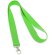 Lanyard Lariat con mosquetón para personalizar personalizado verde claro