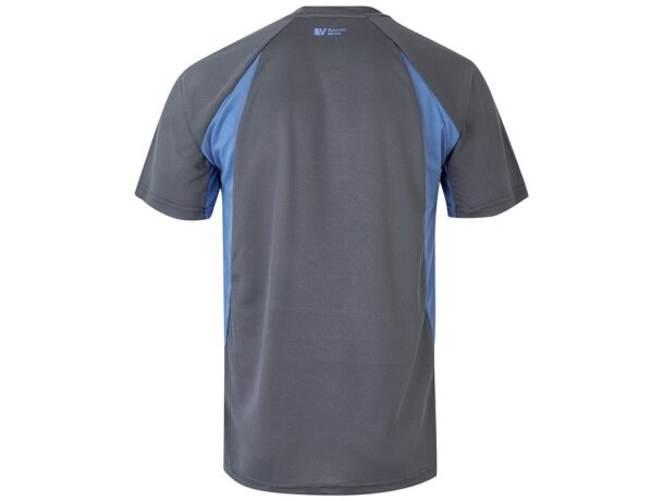 Camiseta técnica ojo de pájaro bicolor VL Slayer Gris/Azul claro detalle 13
