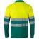 Polo Pluto alta visibilidad manga larga tallas grandes Verde/Amarillo detalle 8