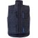 Chaleco acolchado bicolor multibolsillos unisex VL Nergal Azul marino/Azul claro