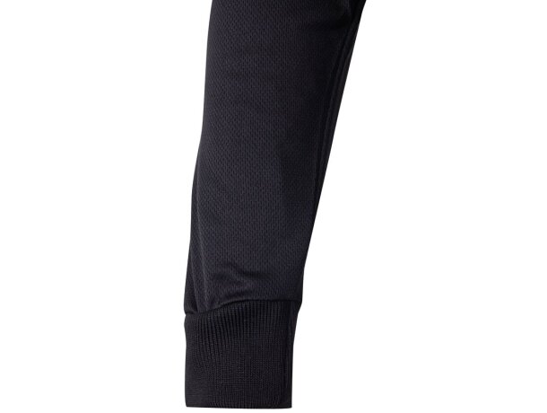 Polo bicolor alta visibilidad VL Vulcan manga larga Negro/Amarillo detalle 56