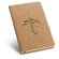 Bloc de corcho para notas personalizado grande natural