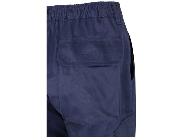 Pantalón de sarga bicolor VL Athena con bandas reflectantes Azul marino/Amarillo detalle 48