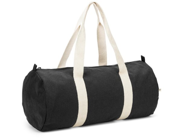 Bolsa de deporte Saint Sport de algodón y poliéster reciclados Negro detalle 12