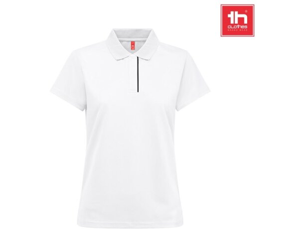 Polo técnico dynamic women wh en poliéster reciclado para mujer detalle 1