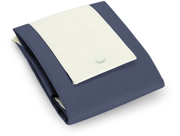 Bolsa plegable de nonwoven azul