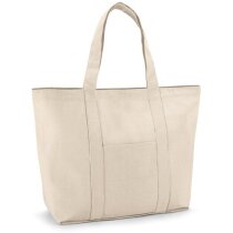 Bolsa eco publicitaria lona algodón 280g cierre magnético bolsillo