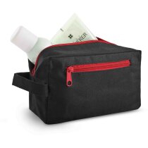 Neceser con cremallera a color personalizado rojo Neceser con cremallera a color personalizado rojo