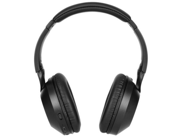 Auriculares inalámbricos Hendrix plegables de ABS reciclado Negro detalle 5
