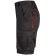 Bermudas Hemera bicolor multibolsillos con cinturilla elástica Negro/Naranja detalle 15
