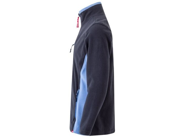 Chaqueta polar bicolor Geras con cinco bolsillos y cremallera Azul marino/Azul claro detalle 7