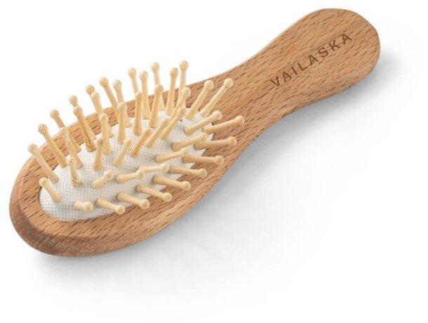 Cepillo para cabello dern de madera y bambú con cerdas naturales Natural detalle 6
