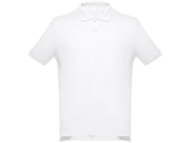 Polo Adam Wh de algodón piqué regular fit para hombre detalle 1