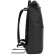 Mochila enrollable Portland con panel acolchado y asa trolley Negro detalle 16