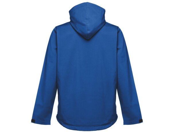 Chaqueta softshell zagreb con capucha removible para hombre Azul royal detalle 19