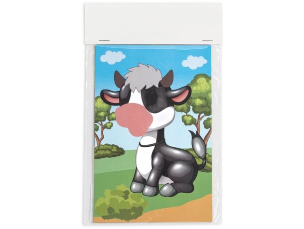 Juego Madagascar de pegatinas blanco