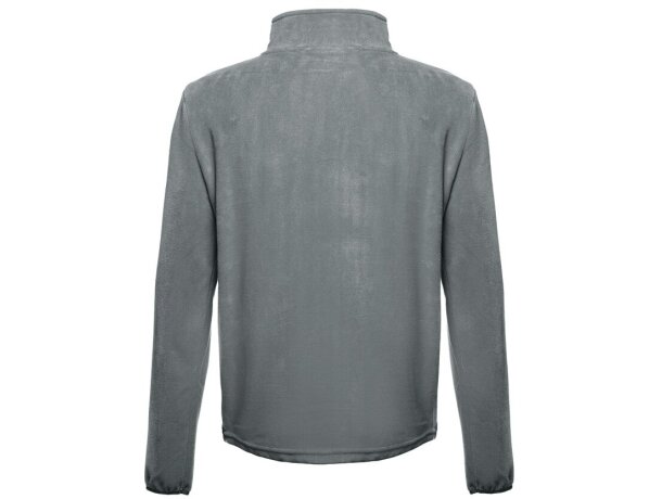 Polar vienna unisex de poliéster con cremallera de 1/4 Gris detalle 9