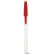 Bolígrafo Corvina ligero con tapa en color rojo