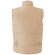 Chaleco acolchado multibolsillos Vl Mefitis poliéster 220 g/m² Natural claro detalle 2