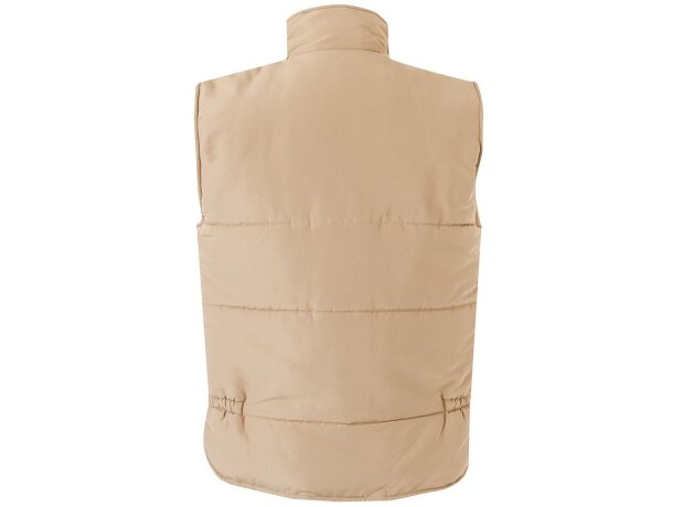 Chaleco acolchado multibolsillos Vl Mefitis poliéster 220 g/m² Natural claro detalle 2