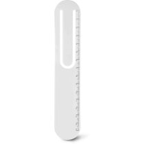 Regla especial con clip personalizada blanca Regla especial con clip personalizada blanca