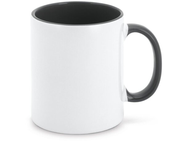 Taza Mocha cerámica 350 ml apta lavavajillas colores vibrantes Azul claro detalle 1