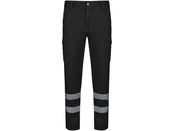 Pantalón multibolsillos vl dionysus bicolor reflectante Negro detalle 18