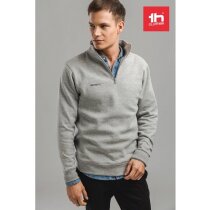 Sudadera unisex Budapest con cremallera 1/4
