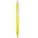 Bolígrafo Mila sencillo a color con clip blanco amarillo