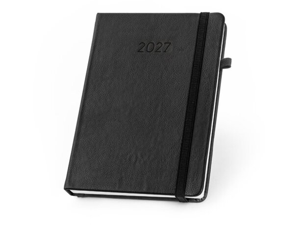 Agenda b5 waters en pu al agua con papel fsc certificado Negro detalle 12
