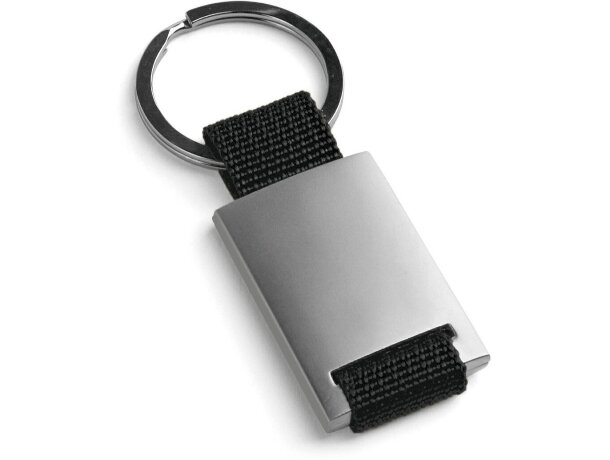 Llavero de metal personalizado negro