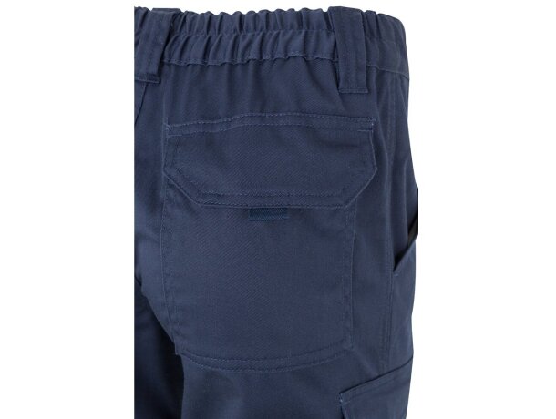 Pantalón multibolsillos vl dionysus bicolor reflectante Azul marino detalle 6