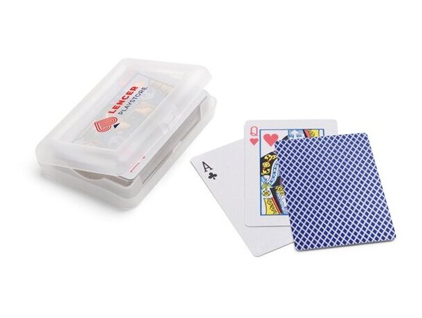 Baraja de 54 cartas en caja azul