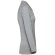 Polo manga larga mujer Bern Women II en algodón 210 g/m² Gris claro matizado detalle 3