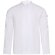 Chaqueta de cocina Agni unisex tejido COOLMAX transpirable Blanco