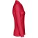 Polo manga larga mujer Bern Women II en algodón 210 g/m² Rojo detalle 7