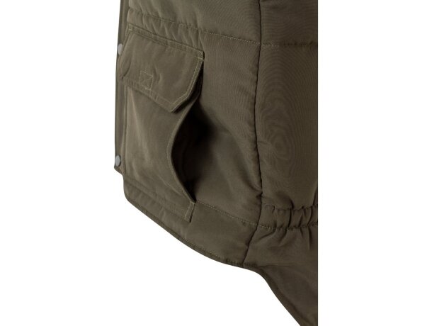 Chaleco acolchado multibolsillos Vl Mefitis poliéster 220 g/m² Verde militar detalle 11