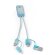 Cable usb 6 en 1 berners en pet reciclado 65w