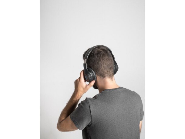 Auriculares bettencourt anc plegables con micrófono integrado Negro detalle 8