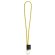 Set lanyard nautic long con anilla de 32 mm en poliamida Amarillo/Morado