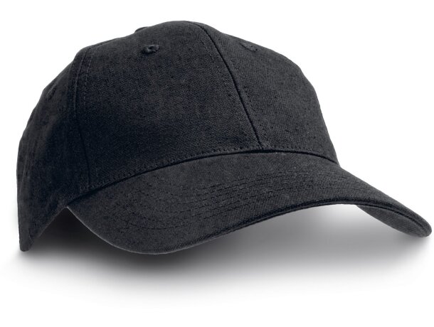 Gorra Christian de 6 paneles de gran calidad para adulto con logo negro