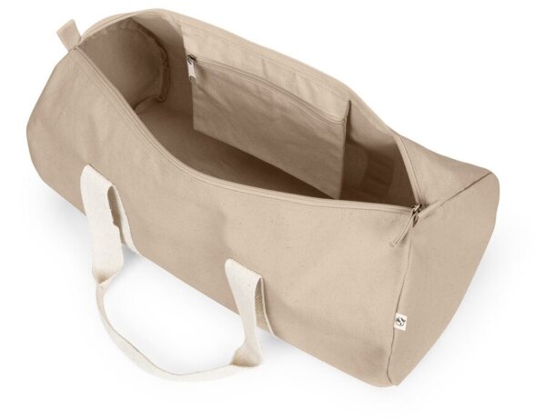Bolsa de deporte Saint Sport de algodón y poliéster reciclados Natural detalle 5