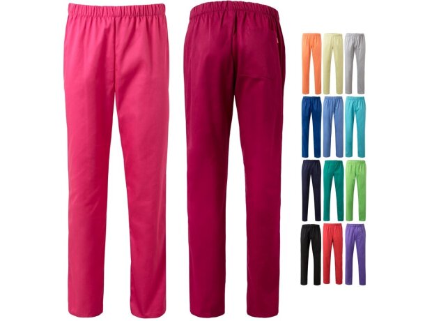 Pantalón sarga Aphrodite cintura elástica bolsillo trasero detalle 1